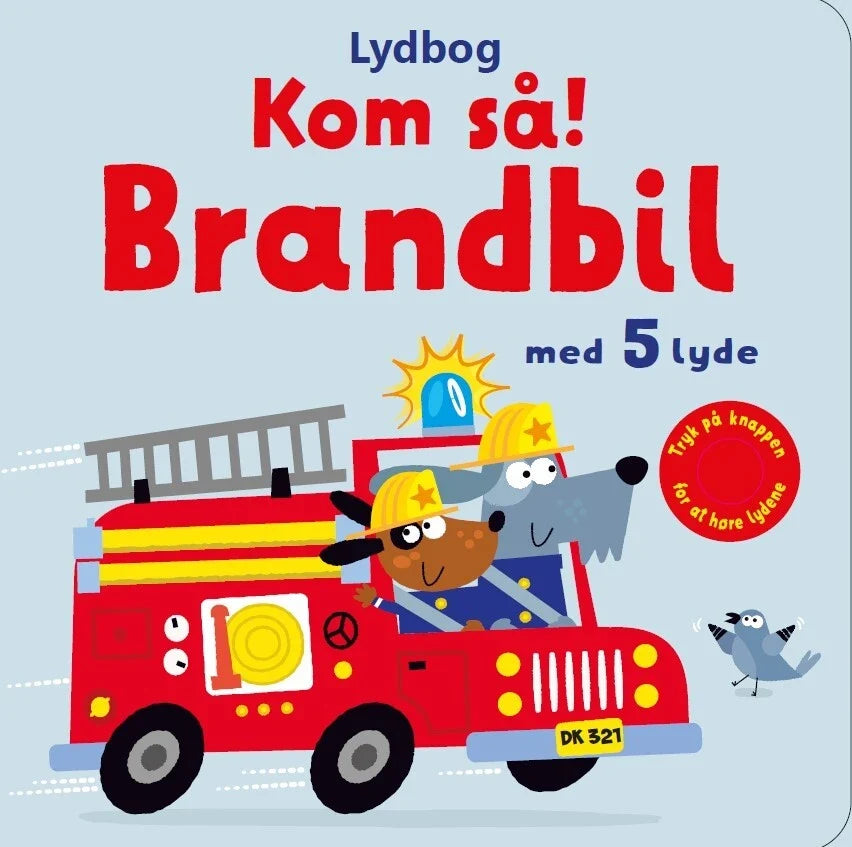 Papbog Kom så! Brandbil med fem lyde fra Globe