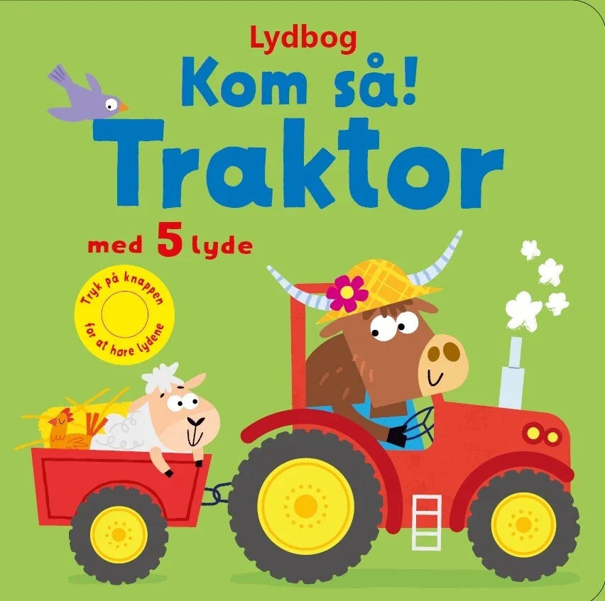Papbogen Kom så! Traktor med fem lyde fra Globe