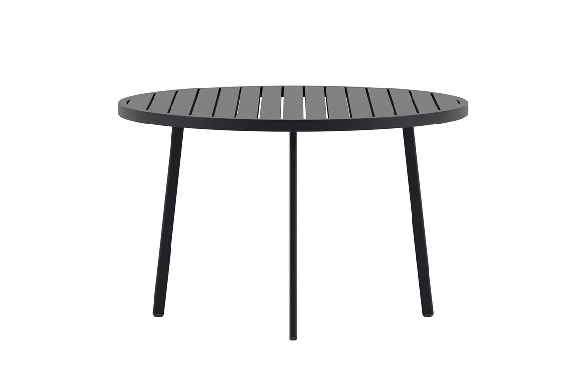 Se VENTURE HOME Giardini havebord, rund - sort aluminium (Ø120) ❤ Kæmpe udvalg i Venture Design - Køb online på udsalg og tilbud lige nu ❤ Hurtig levering til lave fragtpriser - Varenummer: Boboonline-126711 og barcode / Ean: 7340220869258 på lager - Udsalg på Udendørs møbler,
Runde haveborde,
Terrasse og have,
Alle udendørs møbler Få op til 67% i rabat - Shop udsalg fra mere end 1.798 mærker