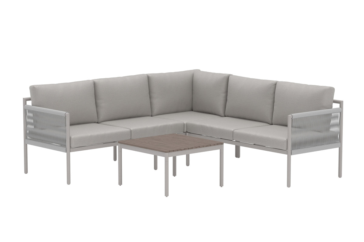Se VENTURE HOME Kos udendørs hjørnesofasæt, m. 1 bord, 1 sofa, beige hynder - beige polywood og aluminium ❤ Kæmpe udvalg i Venture Design - Køb online på udsalg og tilbud lige nu ❤ Billig fragt • Hurtig levering - Varenummer: Boboonline-126712 og barcode / Ean: 7340220869418 på lager - Udsalg på Udendørs møbler,
Udendørs loungemøbler,
Terrasse og have,
Udendørs loungemøbler,
Alle udendørs møbler Store besparelser – op til 71% - Store besparelser på over 2.281 brands