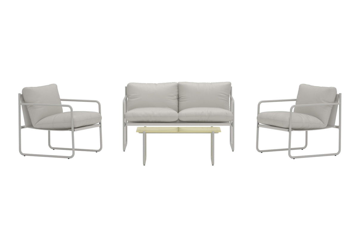 Se VENTURE HOME Thassos havesofasæt, m. 1 bord, 1 sofa, 2 stole og beige hynder - glas og grå stål ❤ Kæmpe udvalg i Venture Design - Køb online på udsalg og tilbud lige nu ❤ Meget billig fragt og hurtig levering - Varenummer: Boboonline-126734 og barcode / Ean: 7340220871251 på lager - Udsalg på Udendørs møbler,
Udendørs loungemøbler,
Terrasse og have,
Udendørs loungemøbler,
Alle udendørs møbler Få op til 67% i rabat - Shop populære mærker fra over 2.739 brands