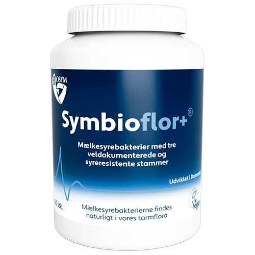 Pakning med Biosym Symbioflor+ vegansk probiotikum, 160 kapsler