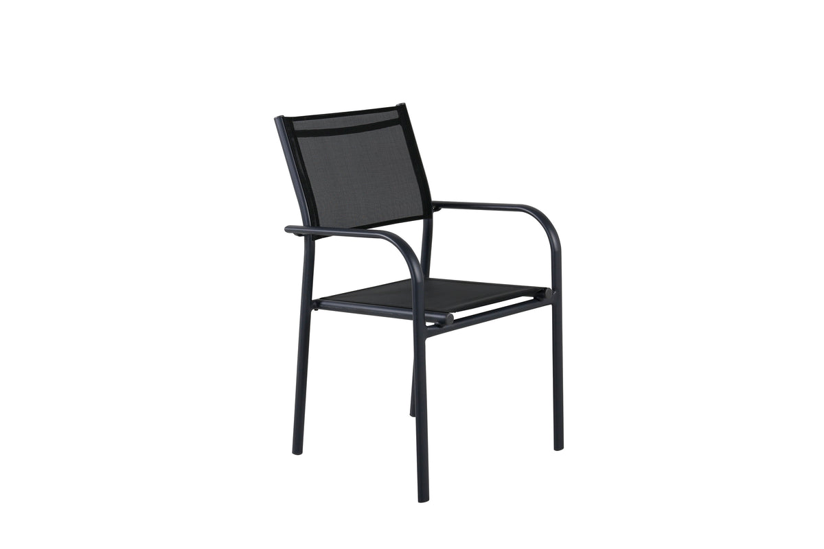Se VENTURE HOME Santorini havestol, m. armlæn, stabelbar - sort tekstilene og sort aluminium ❤ Kæmpe udvalg i Venture Design - Køb online på udsalg og tilbud lige nu ❤ Super billig fragt og lynhurtig levering - Varenummer: Boboonline-126774 og barcode / Ean: 7340220864857 på lager - Udsalg på Udendørs møbler,
Terrasse og have,
Alle udendørs møbler Få op til 69% i rabat - Shop udsalg fra mere end 1.798 mærker