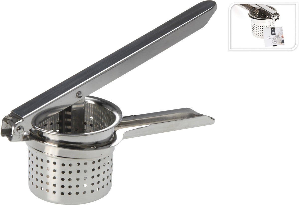 Se Kartoffelpresser rustfrit stål - L25 cm ❤ Kæmpe udvalg i Bolig og Haven - Køb online på udsalg og tilbud lige nu ❤ Billig fragt • Hurtig levering - Varenummer: Bolig&Haven-47000844370250 og barcode / Ean: 8711295810213 på lager - Udsalg på Spar helt op til 57% - Over 2.739 kendte brands på udsalg