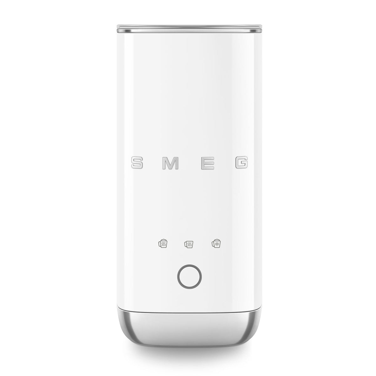 Smeg mini-mælkeskummer i hvid med retrodesign