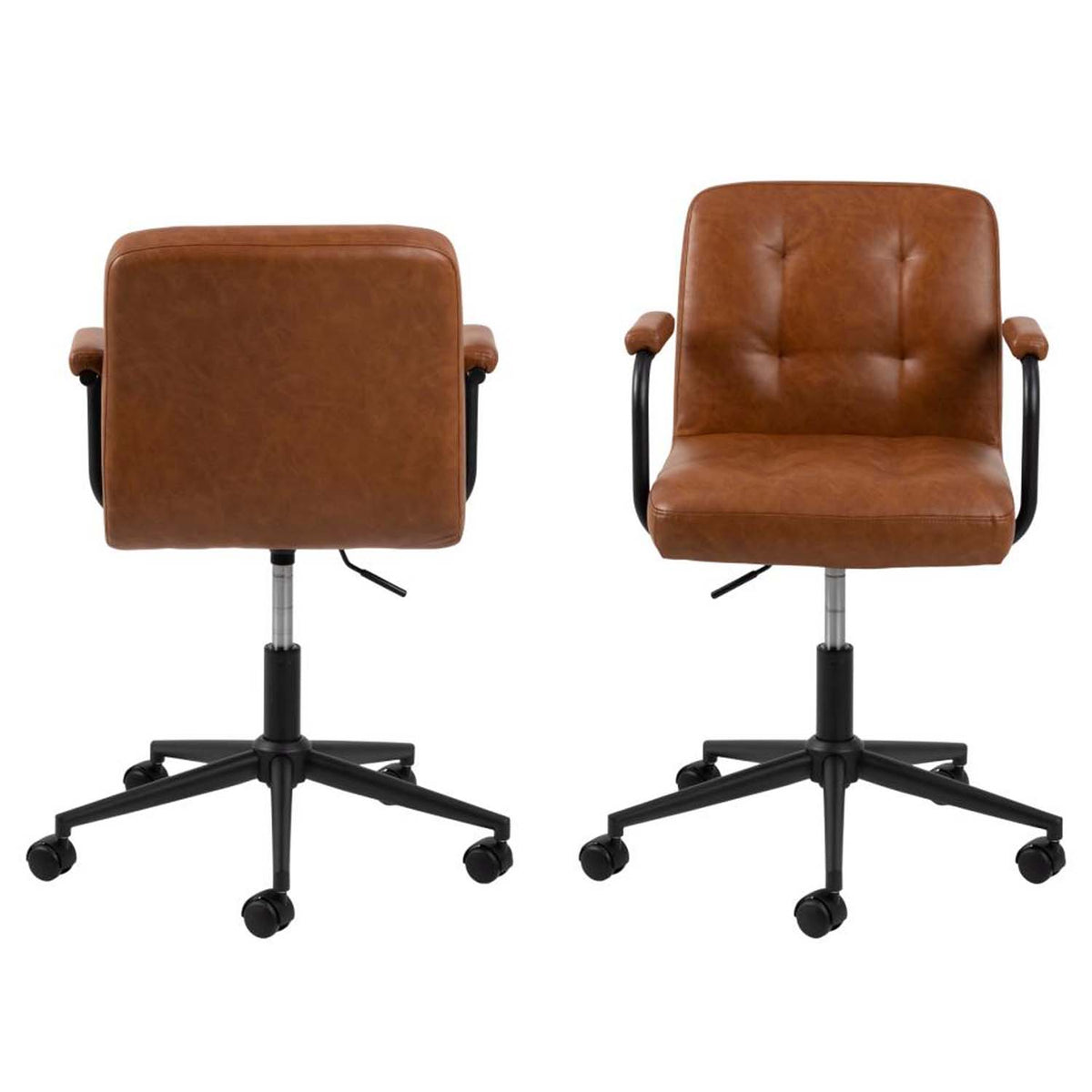 Se ACT NORDIC Cosmo skrivebordsstol, m. armlæn - cognac PU og sort metal ❤ Kæmpe udvalg i Act Nordic - Køb online på udsalg og tilbud lige nu ❤ Billig fragt og hurtig levering - Varenummer: Boboonline-69478 og barcode / Ean: 5713941177094 på lager - Udsalg på Møbler,Stole,Kontorstole,
Kontor,
Møbler til hjemmekontoret,
Kontorstole til hjemmekontor,
Billige kontorstole, Spar stort – op til 59% - Over 2.739 kendte brands på stort udsalg