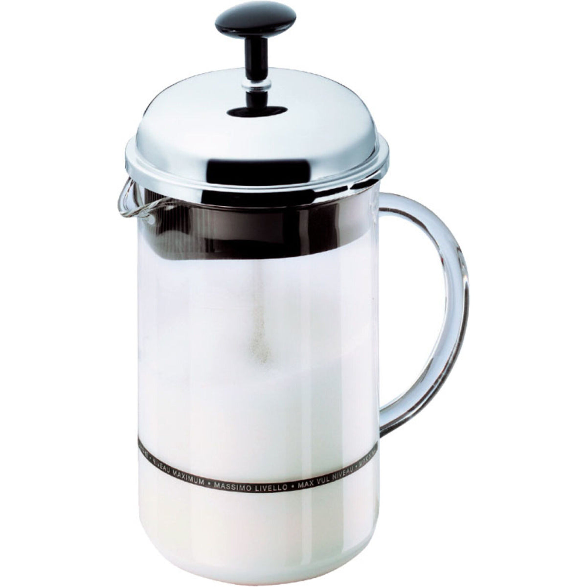 Bodum Chambord mælkeskummer med hank og stempel