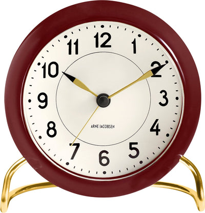 Se Arne Jacobsen Clocks AJ Station Bordur Bordeaux/hvid, Ø 11 cm, Alarm Str D: 6,7 B:11,3 H:12 Ø:11 cm - Ure & Vejrstationer ❤ Stort online udvalg i Arne Jacobsen Clocks ❤ Meget billig fragt og hurtig levering: 1 - 2 hverdage - Varenummer: MGS-S00168625 og barcode / Ean: 5709513436768 på lager - Udsalg på Bolig - Interiør - Ure & vejrstationer Spar op til 57% - Over 1124 kendte brands på udsalg