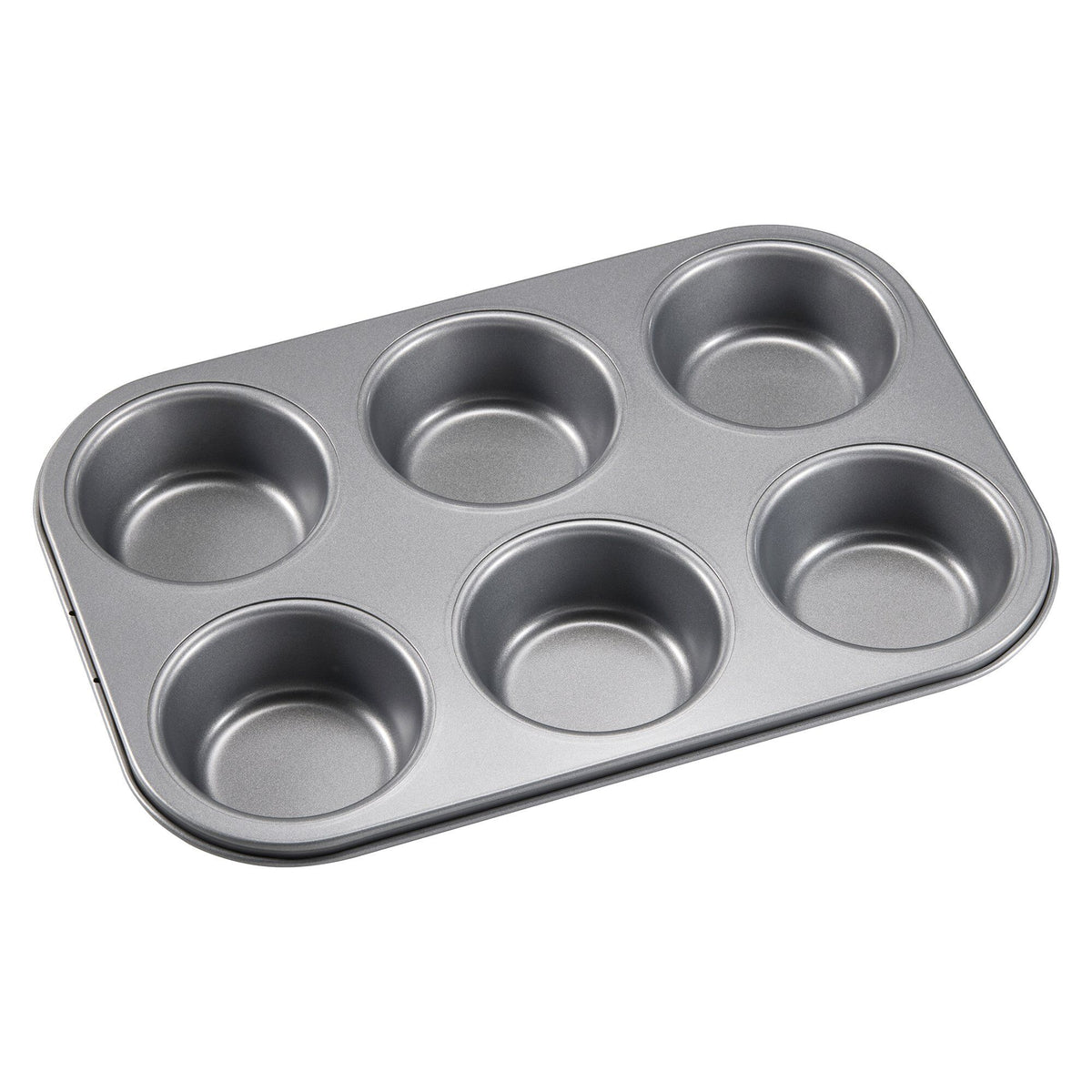 Dorre Karabo muffinsform i kulstål til seks muffins