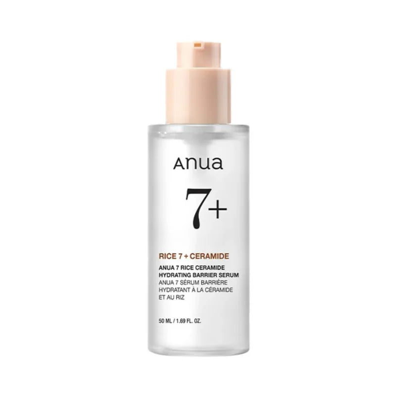 Anua 7 Rice Ceramide Hydrating Barrier Serum, 50 ml flaske