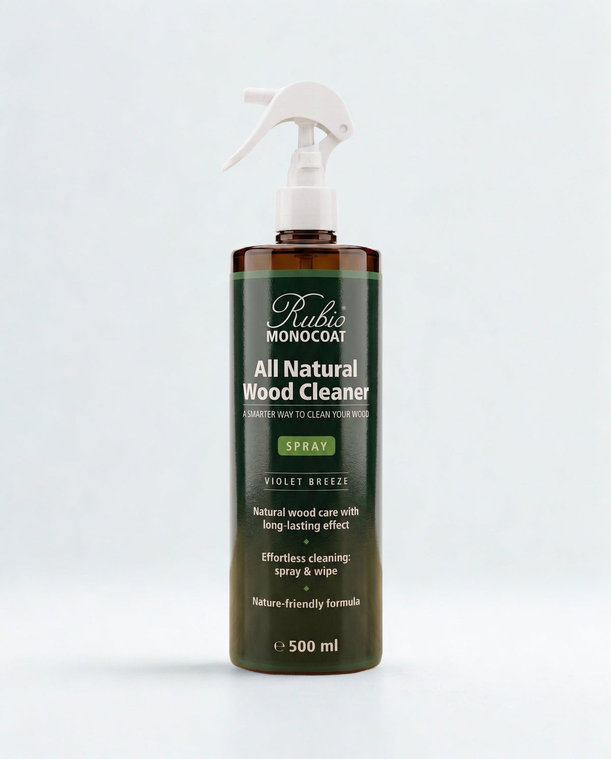 Sprayflaske med Rubio Monocoat All Natural Wood Cleaner til træ, 500 ml