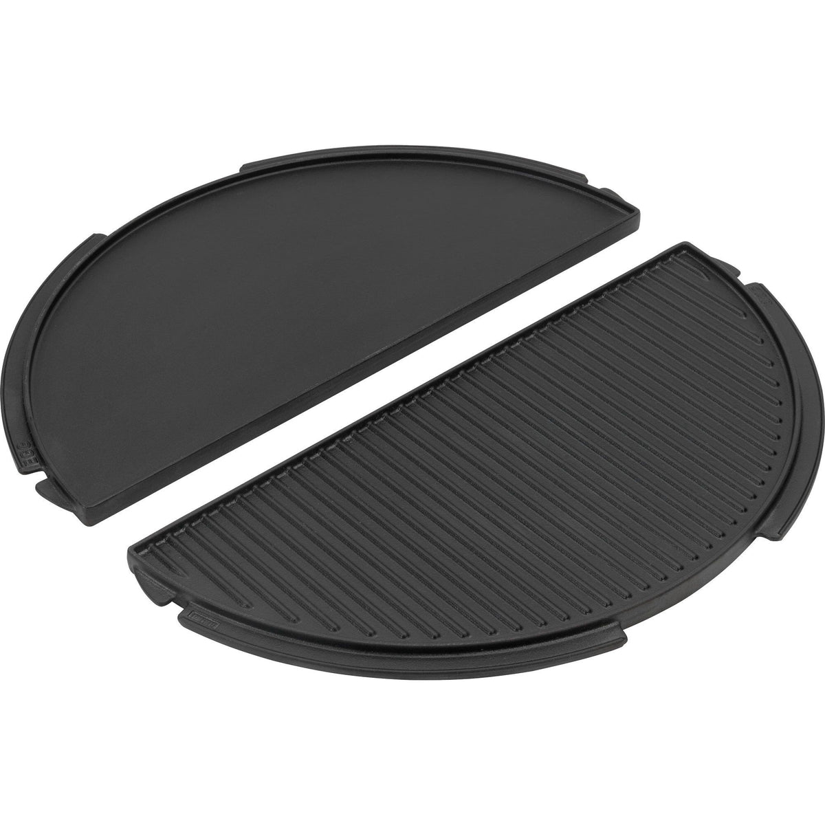 Halvrund vendbar grillplade i størrelse L fra Big Green Egg