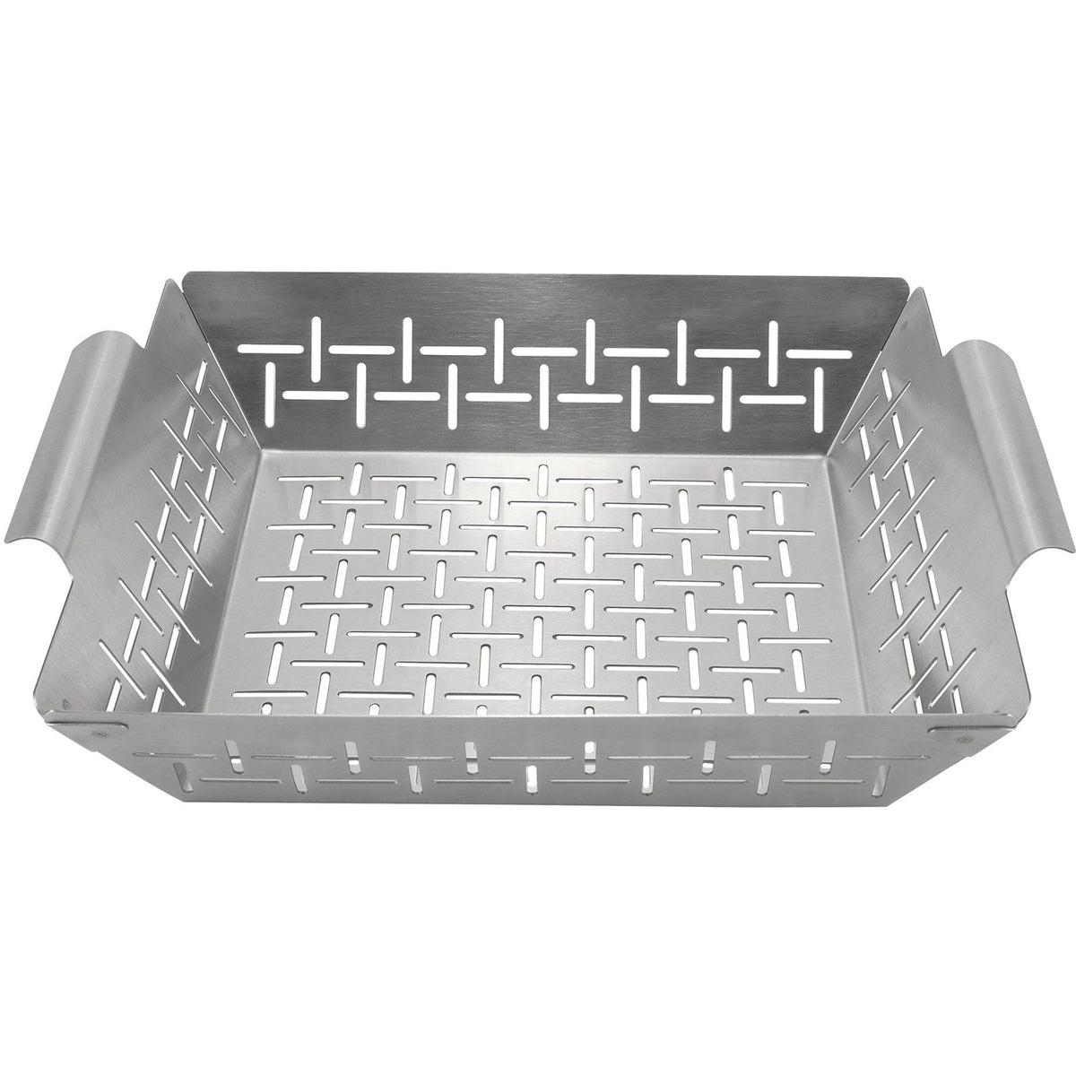 Essentials grillkurv i rustfrit stål, 33,5 x 28,5 cm, til grøntsager og nachos