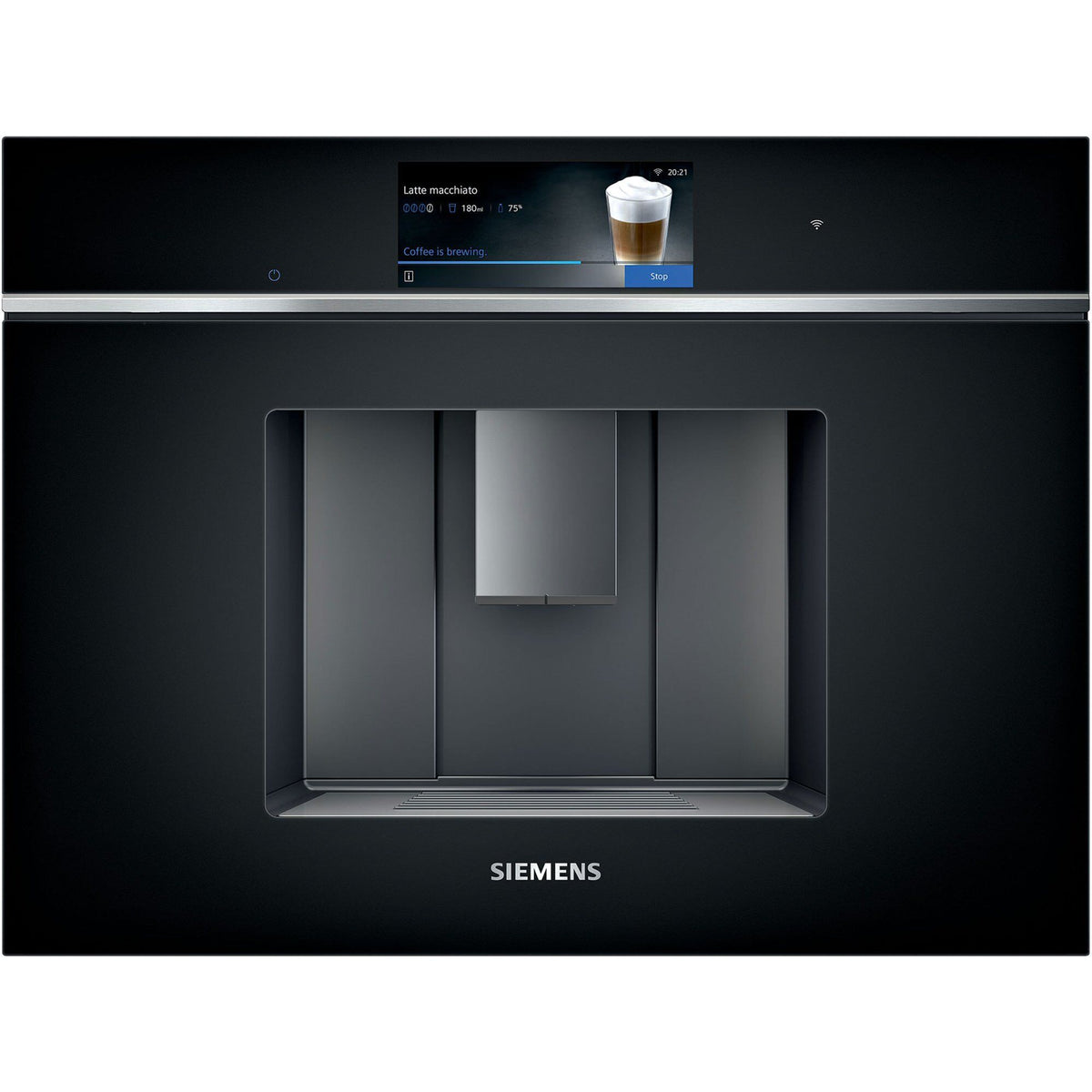 Sort helautomatisk indbygget espressomaskine, Siemens iQ700 CT718L1B0