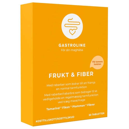 Pakning med Frugt og Fiber tabletter, 30 stk.