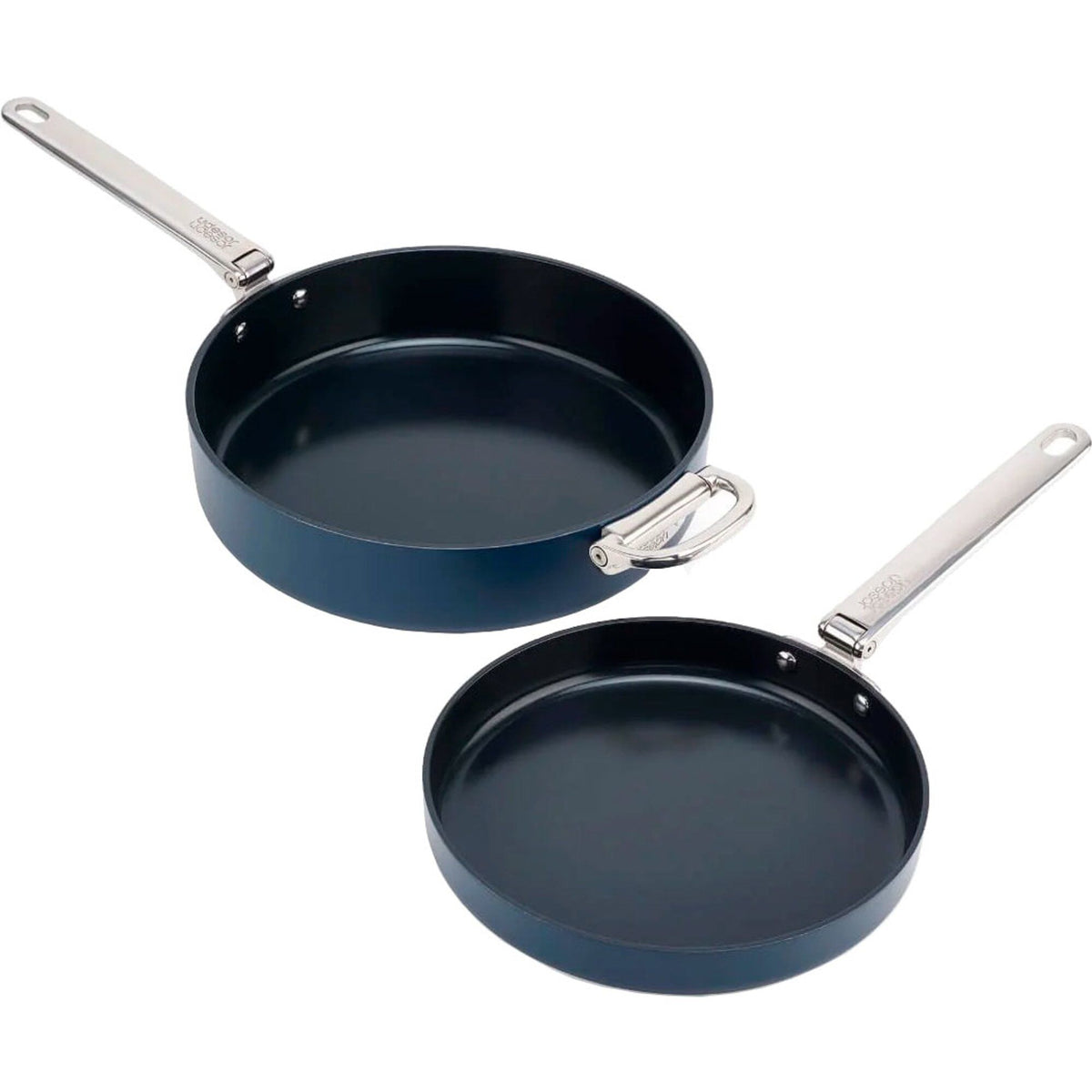 Joseph Joseph Space non-stick stegepandesæt med to pladsbesparende pander
