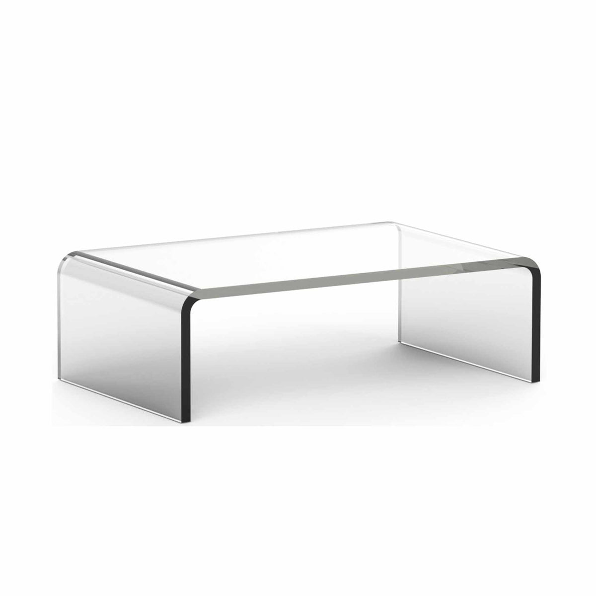 Monitor stand i akryl fra Maul, størrelse 32 cm