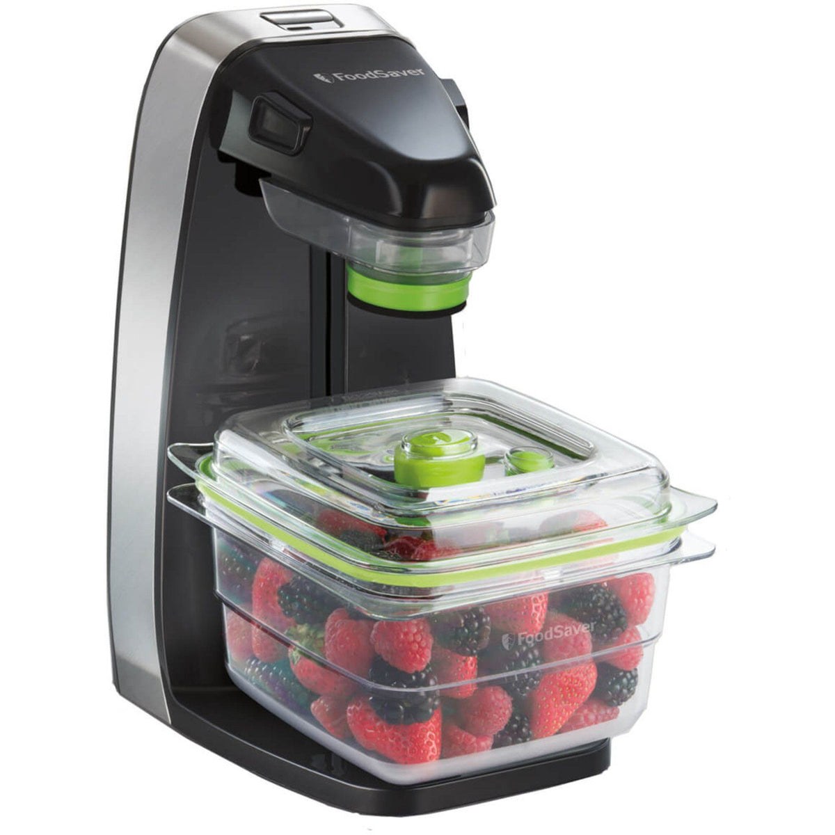 FoodSaver Fresh FFS010X kompakt vakuumpakker til opbevaringsbokse og Zip-poser
