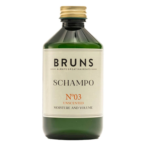 Bruns Nº 03 shampoo i flaske med 300 ml til alle hårtyper