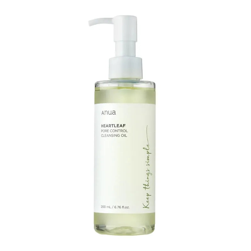 ANUA Heartleaf Pore Control Cleansing Oil, olierens til ansigtet i 200 ml