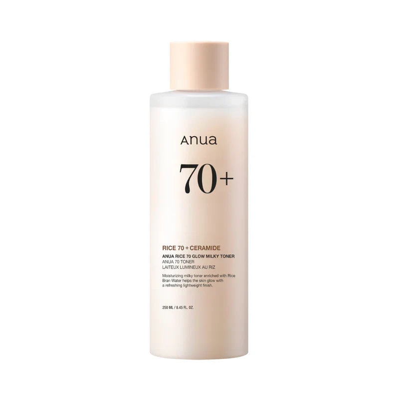 Anua Rice 70 Glow Milky Toner med 70 % risvand