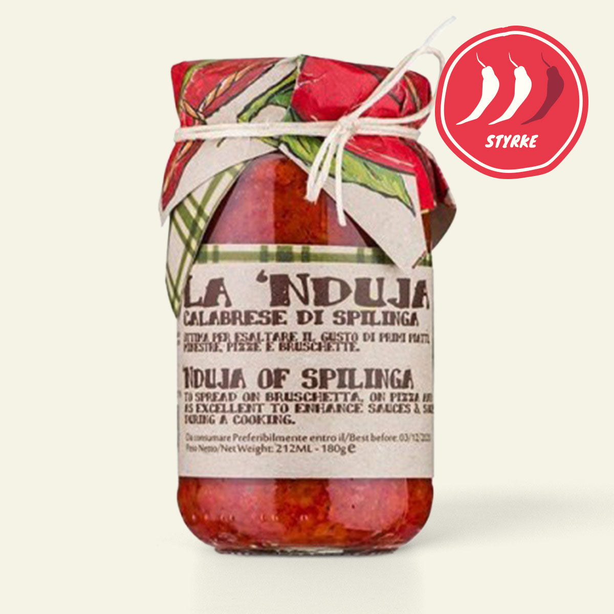 Artigiani dei Sapori La Nduja Calabrese di Spilinga, smørbar salami fra Calabrien