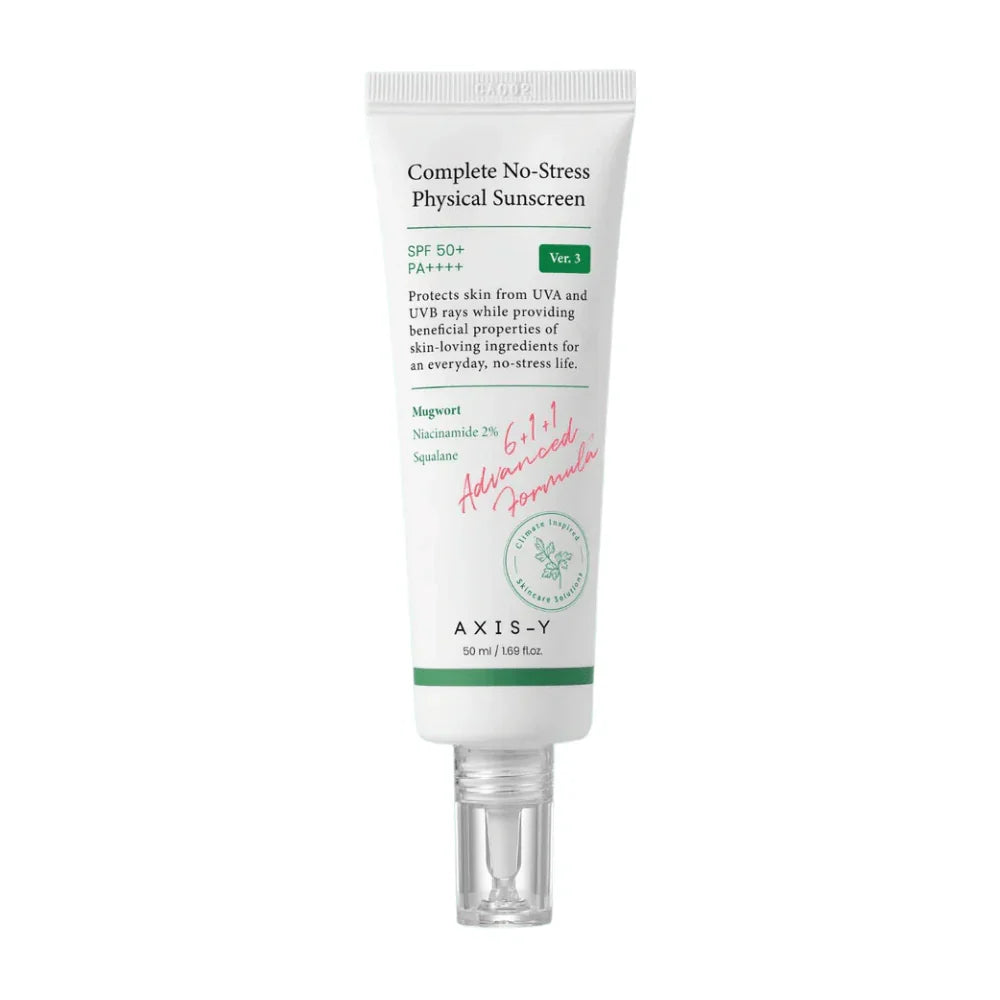 AXIS-Y Complete No-stress Physical Sunscreen SPF50+ PA++++, solcreme i tube med 50 ml