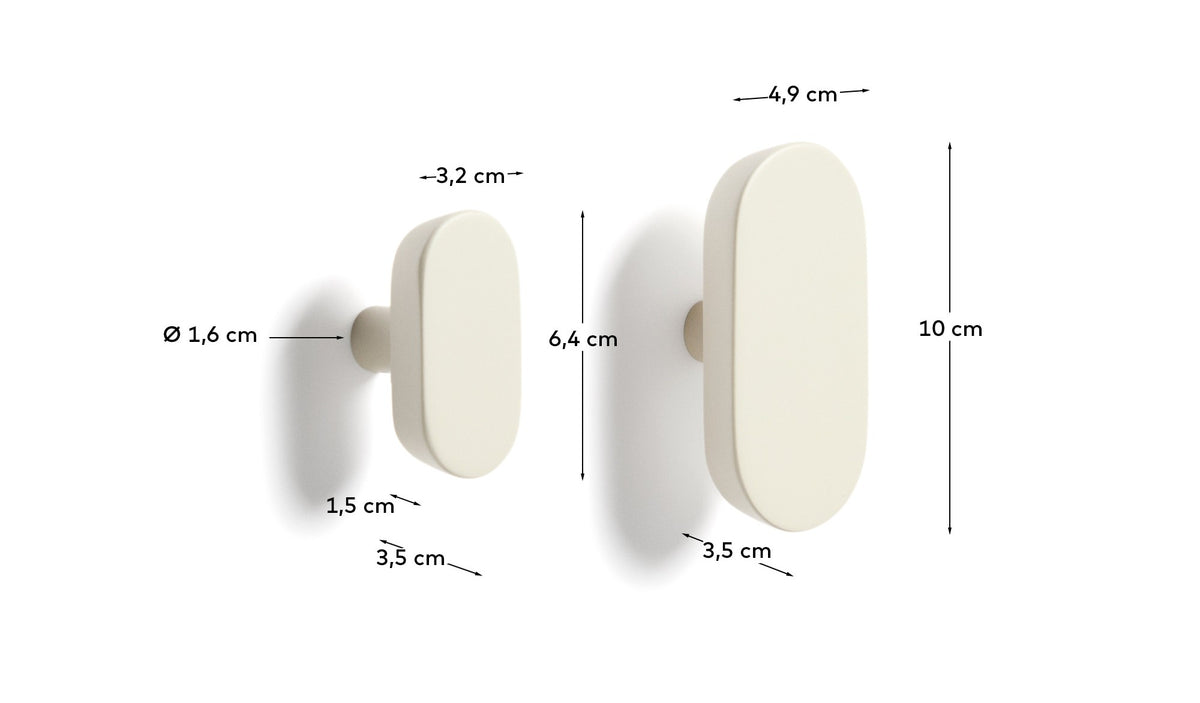 Se KAVE HOME Arely knager - beige bøgetræ (sæt med 2) ❤ Kæmpe udvalg i Kave Home - Køb online på udsalg og tilbud lige nu ❤ Meget billig fragt og hurtig levering: 1 - 2 hverdage - Varenummer: Boboonline-123569 og barcode / Ean: 8447305063620 på lager - Udsalg på Møbler,Knagerækker,
Møbler,
Entré,
Knager til entré Spar op til 51% - Over 785 kendte brands på udsalg