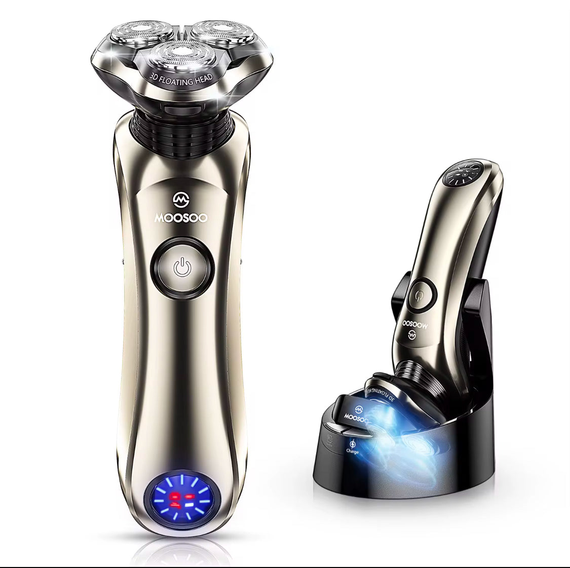 SkySkin 3D shaver med opladnings- og steriliseringsbase