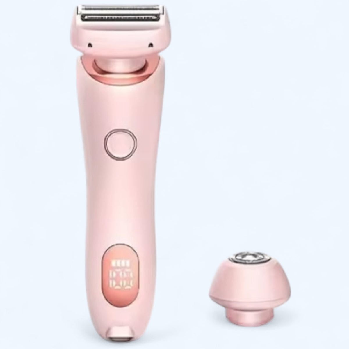 Pink SkySkin ladyshaver med batteridisplay
