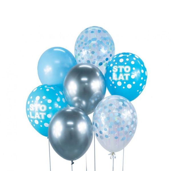 Se Ballonbuket B&C Sto Lat Sølv Og Blå 7 Stk. ✔ Kæmpe udvalg i Godan - Køb online på udsalg og tilbud lige nu ✔ Billig fragt og hurtig levering - Varenummer: Barlife-697746 og 5902973149074 på lager - Udsalg på Fest - Tema Fest Op til 63% rabat - Mere end 1.329 populære mærker på udsalg