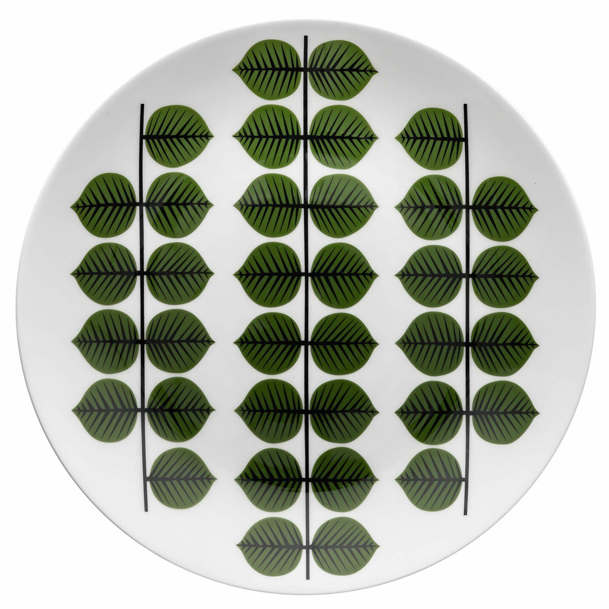 Gustavsberg Berså tallerken i benporcelæn, 24 cm i diameter