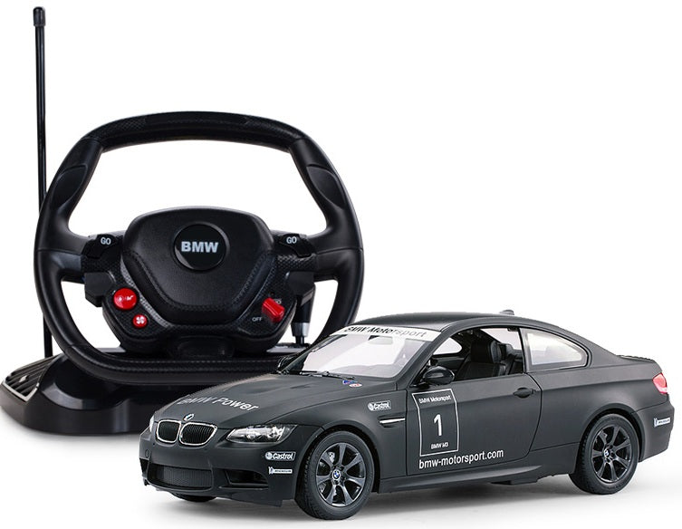 Se BMW M3 Fjernstyret Bil med rat 1:14 ✔ Kæmpe udvalg i Rastar - Køb online på udsalg og tilbud lige nu ✔ Lav fragtpris og hurtig levering - Varenummer: MMAction-146502 og 6930751306929 på lager - Udsalg på Fjernstyret Biler, Større Spar helt op til 57% - Kæmpe udsalg på over 739 mærker