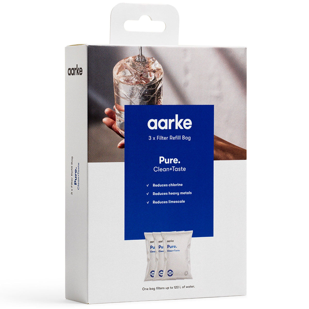 Aarke Pure filtergranulat, 3-pack til Aarke Purifier vandfilterkande