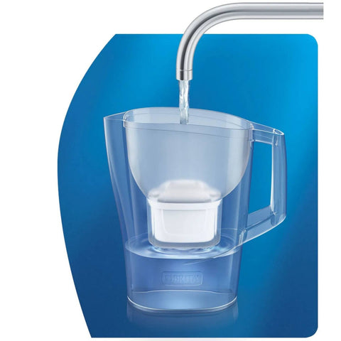 Hvid Brita Aluna vandfilterkande til bordet eller køleskabet