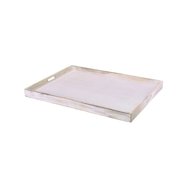 Se Tjenerbakke Hvidt Træ 64 x 48 x 4.5cm Genware ✔ Kæmpe udvalg i  Koop - Køb online på udsalg og tilbud lige nu ✔ Hurtig levering: 1 - 2 Hverdage samt billig fragt - Varenummer: BAR-1408392 og barcode / Ean: 5020403395812 på lager - Udsalg på Barudstyr | Tjenerudstyr | Serveringsbakker Spar op til 54% - Over 1112 kendte brands på udsalg