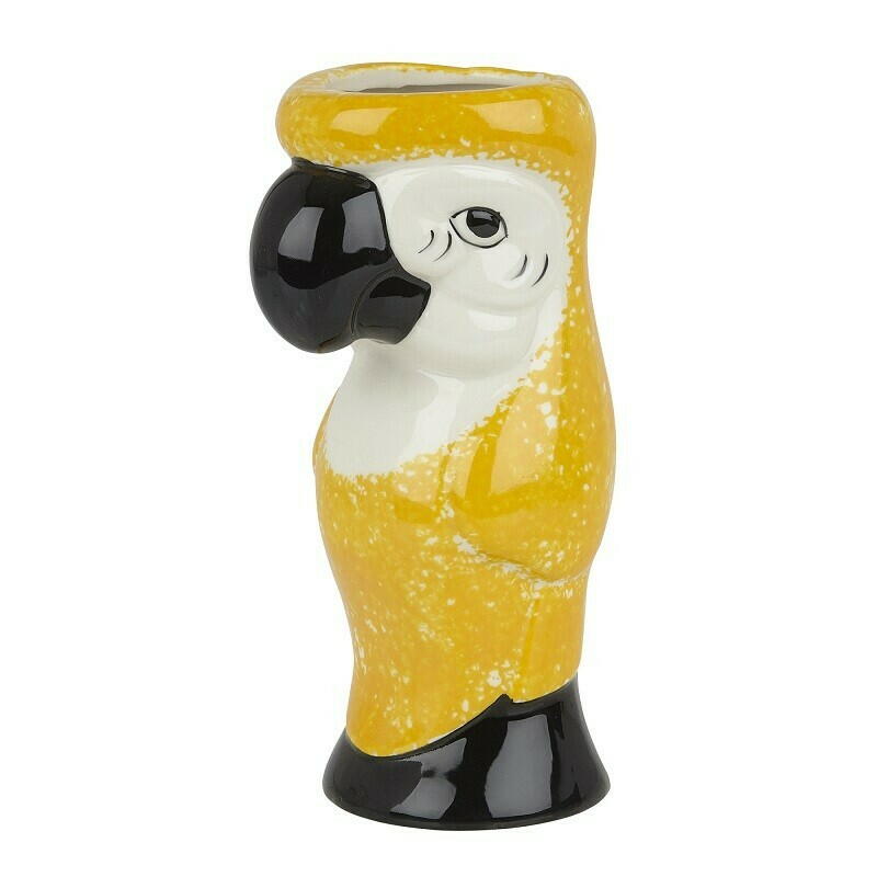 Keramisk Tiki-krus formet som en papegøje, 750 ml, fra Beaumont