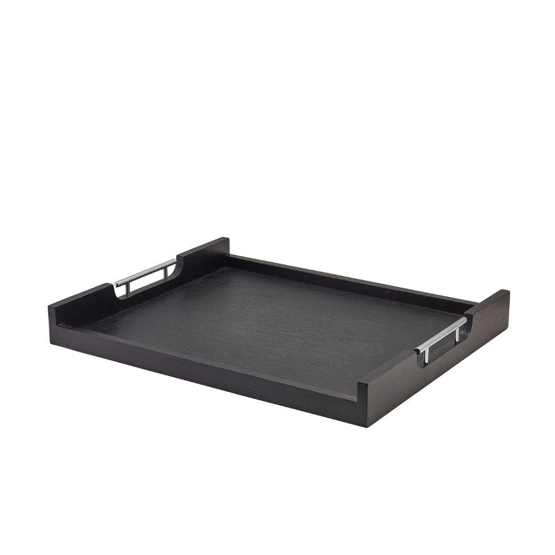 Se Genware Solid Black Lav Væg Butlers Bakke Med Metalhåndtag 54,5 x 44 Cm ✔ Kæmpe udvalg i Genware - Køb online på udsalg og tilbud lige nu ✔ Billig fragt og hurtig levering - Varenummer: Barlife-1552747 og 5020403017073 på lager - Udsalg på Køkken - Borddækning - Buffet Store besparelser – op til 67% - 2.739+ mærker til skarpe priser