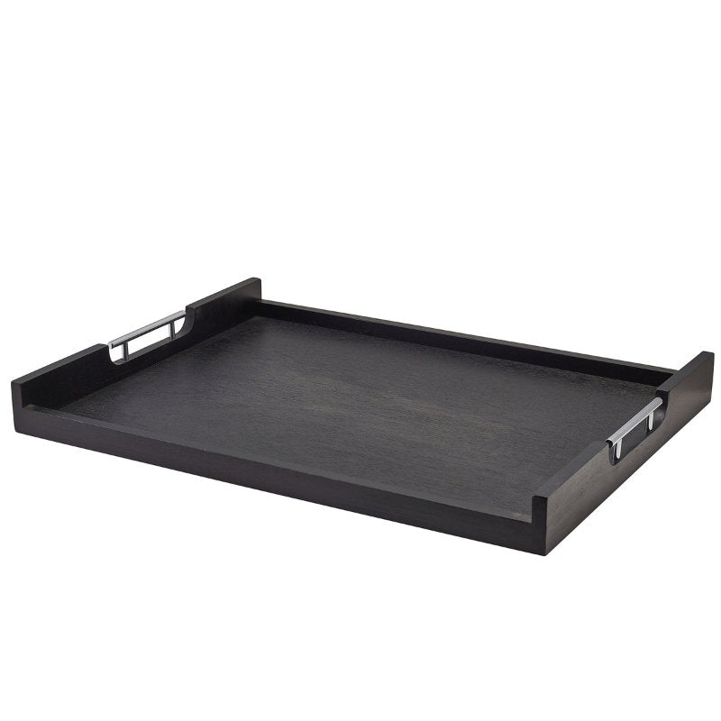 Se Genware Solid Black Lav Væg Butlers Bakke Med Metalhåndtag 65 x 49 Cm ✔ Kæmpe udvalg i Genware - Køb online på udsalg og tilbud lige nu ✔ Meget billig fragt og hurtig levering - Varenummer: Barlife-1552725 og 5020403017097 på lager - Udsalg på Køkken - Borddækning - Buffet Op til 63% rabat - Mere end 1.329 populære mærker på udsalg