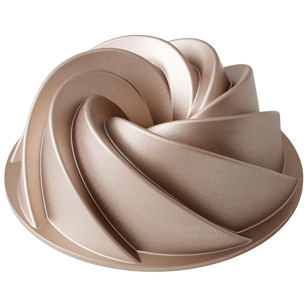 Swirl bundt-kageform i rosaguld fra Blomsterbergs, 24 cm