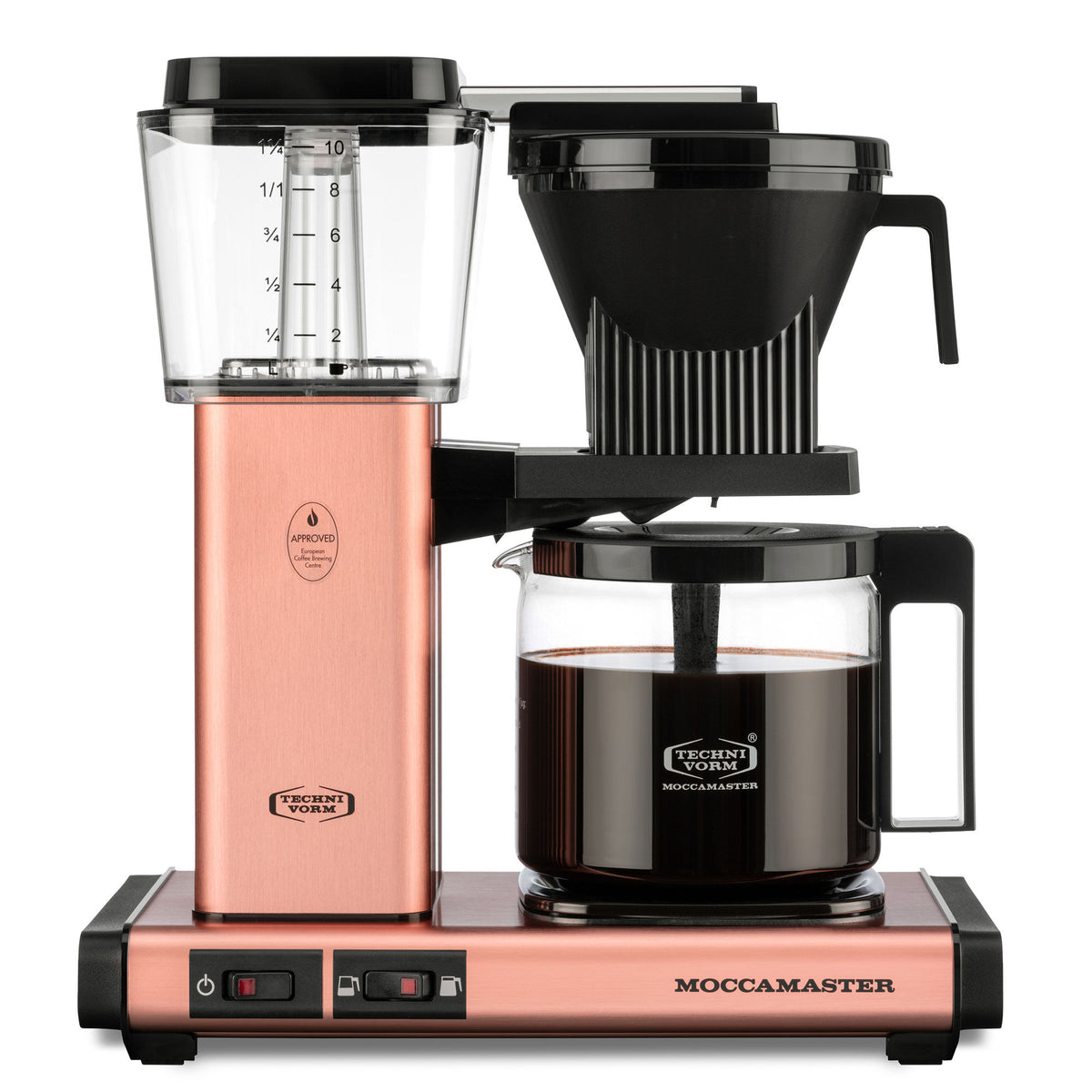 Moccamaster Optio kaffemaskine i roséguld