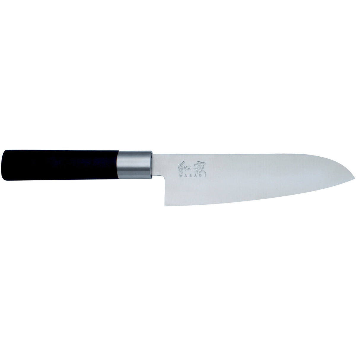 Kai Wasabi Black santokukniv på 16,5 cm til fisk, kød og grøntsager