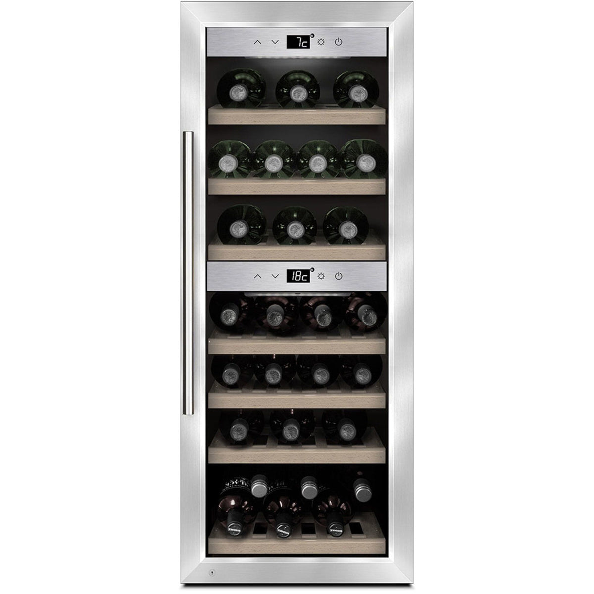 Caso WineComfort 380 Smart vinkøleskab med to temperaturzoner