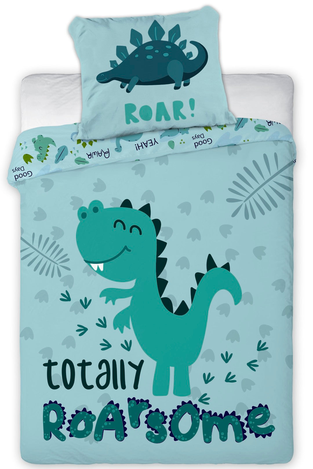 Se Baby Dino Rawr Junior Sengetøj 100x135 cm - 100 procent bomuld ✔ Kæmpe udvalg i Bolig Magasin - Køb online på udsalg og tilbud lige nu ✔ Lav fragtpris og hurtig levering - Varenummer: MMAction-2220123 og 5904541925196 på lager - Udsalg på Junior Sengetøj Op til 57% rabat - Kendte mærker på udsalg – over 1.329 mærker