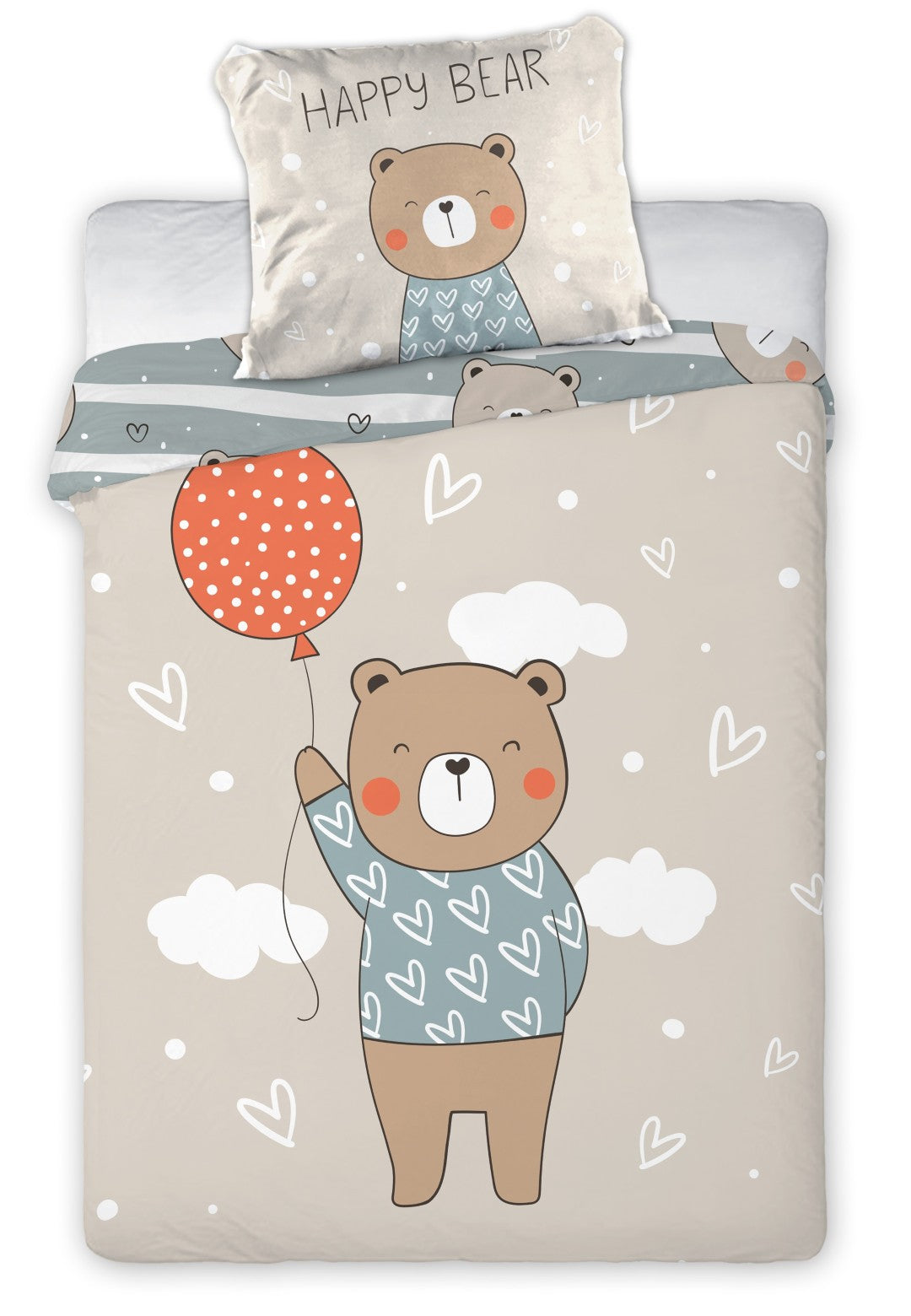 Se Baby Happy Bear Junior Sengetøj 100x135 cm ✔ Kæmpe udvalg i Bolig Magasin - Køb online på udsalg og tilbud lige nu ✔ Super billig fragt og lynhurtig levering - Varenummer: MMAction-2220128 og 5904541926193 på lager - Udsalg på Junior Sengetøj Spar helt op til 79% - Stort udsalg på over 739 mærker