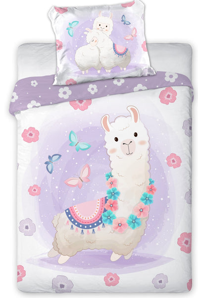 Baby Lama Junior Sengetøj 100x135 cm - 100 procent bomuld