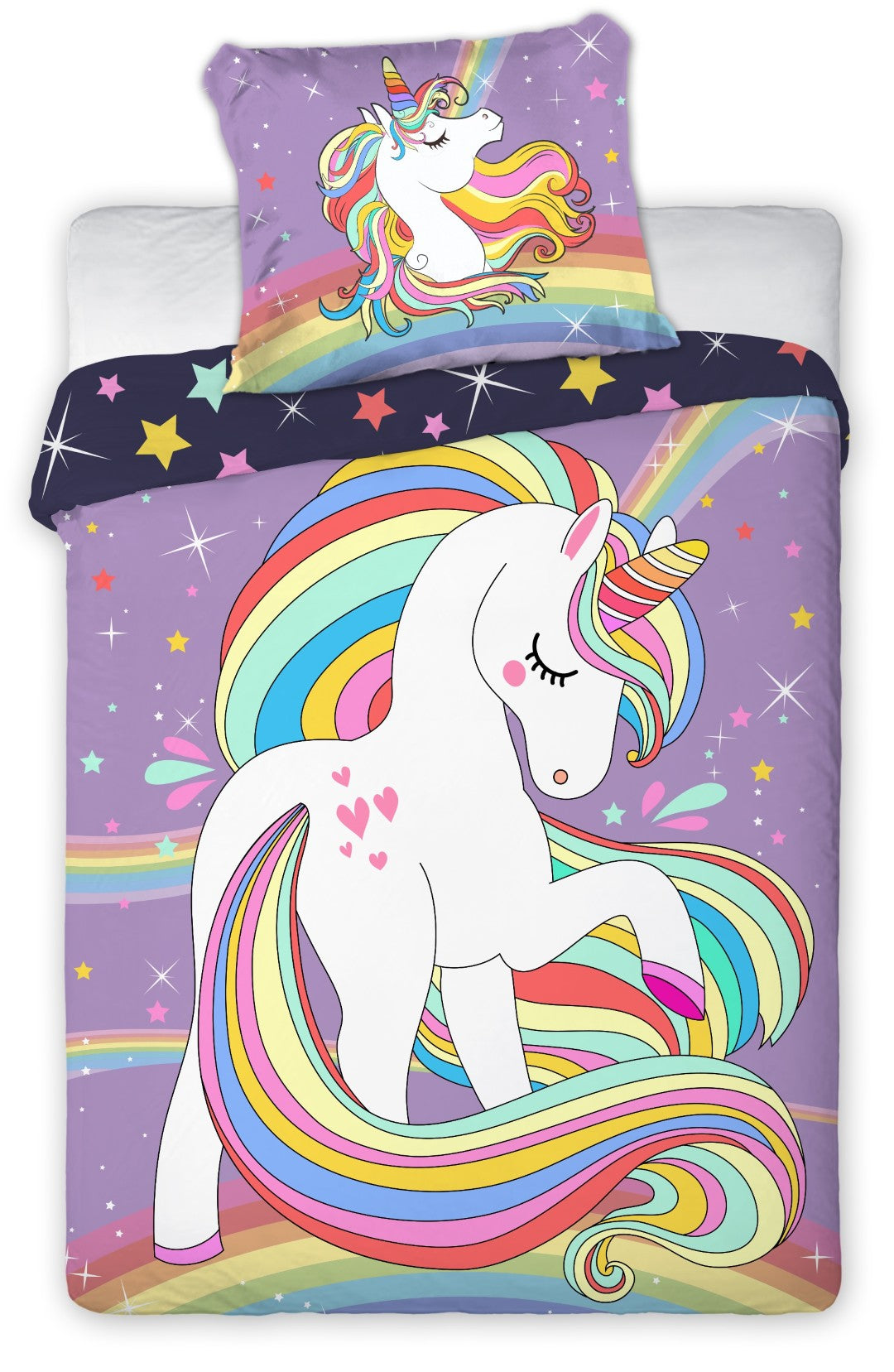 Se Baby Unicorn Pony Junior Sengetøj 100x135 cm - 100 procent bomuld ✔ Kæmpe udvalg i Bolig Magasin - Køb online på udsalg og tilbud lige nu ✔ Lav fragtpris og hurtig levering - Varenummer: MMAction-2220125 og 5904541925226 på lager - Udsalg på Junior Sengetøj Spar stort – op til 59% - Eksklusivt udsalg på over 2.739 mærker