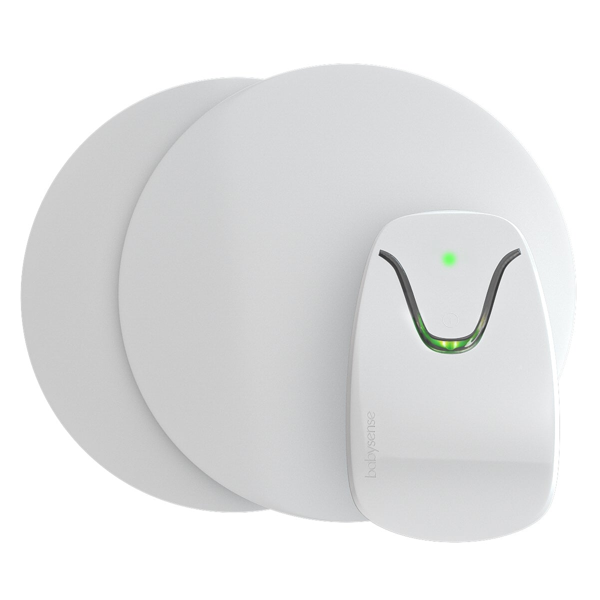 Babysense 7 bevægelses- og åndedrætsalarm med sensorpuder til babyens seng