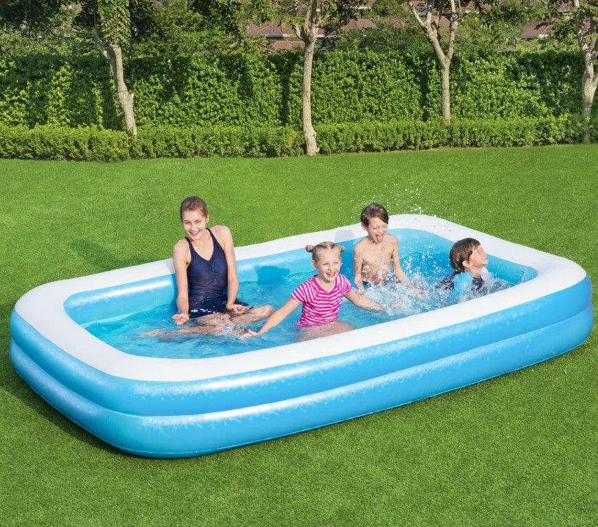Se Badebassin Family Pool 305x183x46 cm ✔ Kæmpe udvalg i Bestway - Køb online på udsalg og tilbud lige nu ✔ Hurtig levering til lave fragtpriser - Varenummer: MMAction-17854150 og 6942138968279 på lager - Udsalg på Badebassiner til haven Store besparelser – op til 77% - Udsalg på mere end 2.281 populære mærker