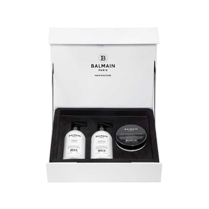 Balmain Moisturizing Care Set gavesæt med shampoo, balsam og hårmaske